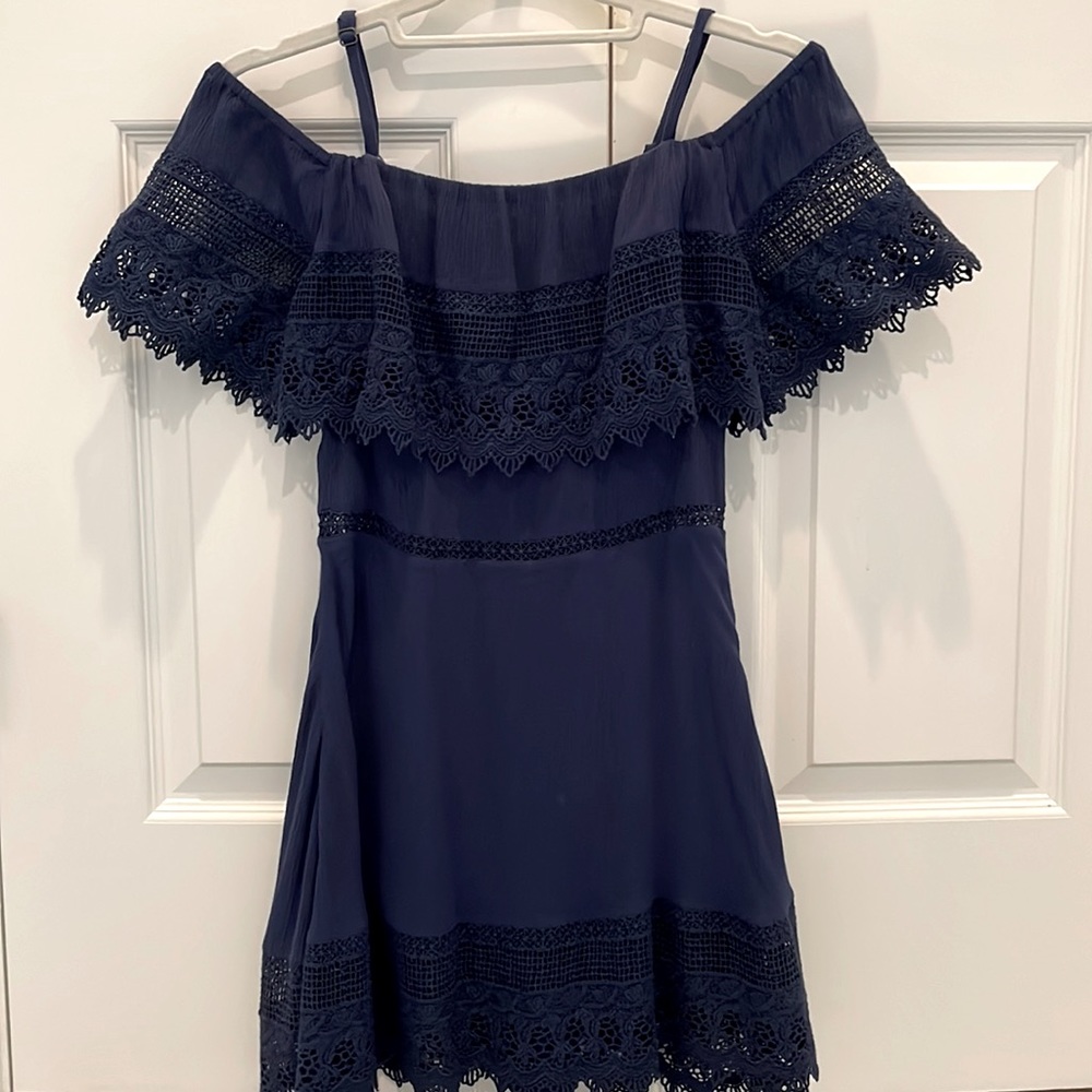 Alice and Olivia mini dress with built in shorts.